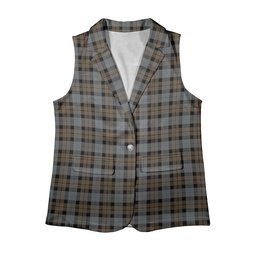 ScotsTee Shop Scottish MacKay Weathered Women's Tartan Sleeveless Blazer Suit Vest