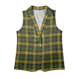 ScotsTee Shop Scottish Jacobite 2 Women's Tartan Sleeveless Blazer Suit Vest