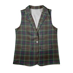 ScotsTee Shop Scottish Hislop Hunting 2 Women's Tartan Sleeveless Blazer Suit Vest