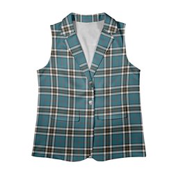 ScotsTee Shop Scottish MacTavish Dress Ancient Women's Tartan Sleeveless Blazer Suit Vest