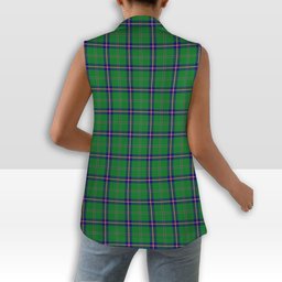 ScotsTee Shop Scottish Washington State Women's Tartan Sleeveless Blazer Suit Vest