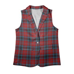 ScotsTee Shop Scottish Thomson 2 Women's Tartan Sleeveless Blazer Suit Vest