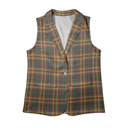 ScotsTee Shop Scottish Jacobite 1850 Women's Tartan Sleeveless Blazer Suit Vest
