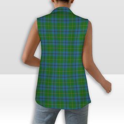 ScotsTee Shop Scottish Johnstone Women's Tartan Sleeveless Blazer Suit Vest