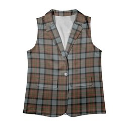ScotsTee Shop Scottish McLaren Weathered Women's Tartan Sleeveless Blazer Suit Vest