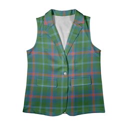 ScotsTee Shop Scottish Young Ancient Women's Tartan Sleeveless Blazer Suit Vest