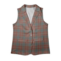ScotsTee Shop Scottish McConnell Weathered Women's Tartan Sleeveless Blazer Suit Vest
