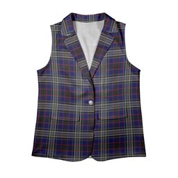 ScotsTee Shop Scottish Yates Women's Tartan Sleeveless Blazer Suit Vest