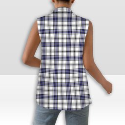 ScotsTee Shop Scottish Hannay Modern Women's Tartan Sleeveless Blazer Suit Vest