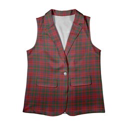 ScotsTee Shop Scottish MacElvain or MacIlvain Women's Tartan Sleeveless Blazer Suit Vest