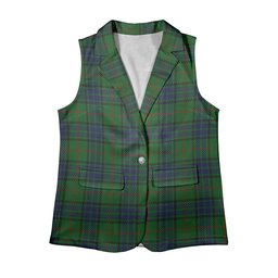 ScotsTee Shop Scottish Lauder Family Women's Tartan Sleeveless Blazer Suit Vest