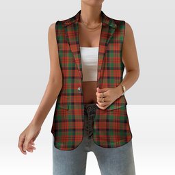 ScotsTee Shop Scottish MacNeacail Ancient Women's Tartan Sleeveless Blazer Suit Vest