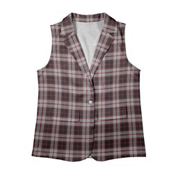 ScotsTee Shop Scottish McPherson Women's Tartan Sleeveless Blazer Suit Vest