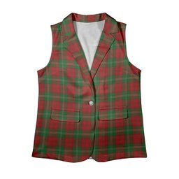 ScotsTee Shop Scottish Lennox Women's Tartan Sleeveless Blazer Suit Vest