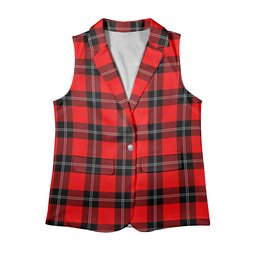 ScotsTee Shop Scottish Ramsay Modern Women's Tartan Sleeveless Blazer Suit Vest