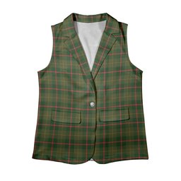 ScotsTee Shop Scottish Symington Women's Tartan Sleeveless Blazer Suit Vest