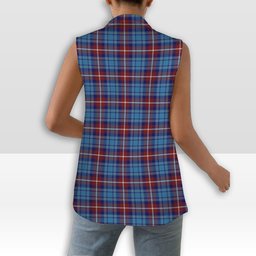 ScotsTee Shop Scottish Greer Women's Tartan Sleeveless Blazer Suit Vest
