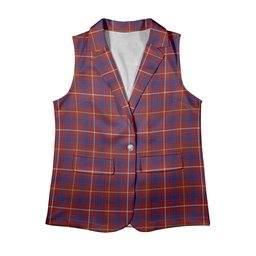 ScotsTee Shop Scottish MacKeever Women's Tartan Sleeveless Blazer Suit Vest