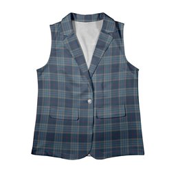 ScotsTee Shop Scottish Thorburn Lochcarron Women's Tartan Sleeveless Blazer Suit Vest
