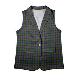 ScotsTee Shop Scottish Murray of Atholl Modern Women's Tartan Sleeveless Blazer Suit Vest
