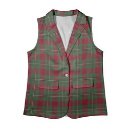 ScotsTee Shop Scottish Gregor of Cardney Modern Women's Tartan Sleeveless Blazer Suit Vest
