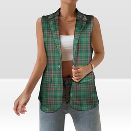 ScotsTee Shop Scottish Ralston USA Ancient Women's Tartan Sleeveless Blazer Suit Vest
