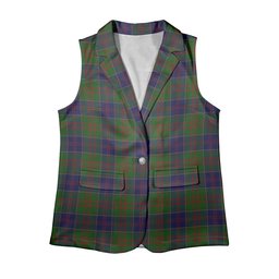 ScotsTee Shop Scottish Stewart of Appin Hunting Women's Tartan Sleeveless Blazer Suit Vest