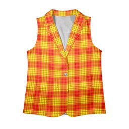 ScotsTee Shop Scottish MacMillan Women's Tartan Sleeveless Blazer Suit Vest