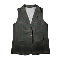 ScotsTee Shop Scottish Kalkofen Women's Tartan Sleeveless Blazer Suit Vest