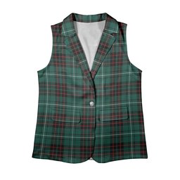 ScotsTee Shop Scottish McAulay of Lewis Modern Women's Tartan Sleeveless Blazer Suit Vest