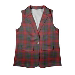 ScotsTee Shop Scottish McDougall Women's Tartan Sleeveless Blazer Suit Vest