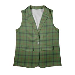 ScotsTee Shop Scottish Strachan Hunting Women's Tartan Sleeveless Blazer Suit Vest