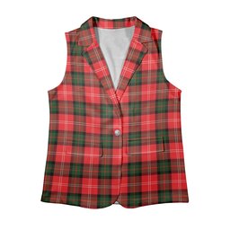 ScotsTee Shop Scottish Nesbitt Modern Women's Tartan Sleeveless Blazer Suit Vest