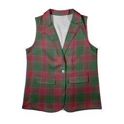 ScotsTee Shop Scottish McPhail Blue Bands Women's Tartan Sleeveless Blazer Suit Vest