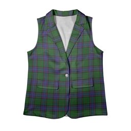 ScotsTee Shop Scottish Storrie Women's Tartan Sleeveless Blazer Suit Vest