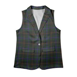 ScotsTee Shop Scottish MacKean Hunting Women's Tartan Sleeveless Blazer Suit Vest
