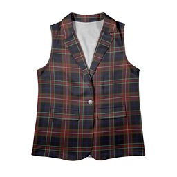 ScotsTee Shop Scottish York Region Pipe Band Women's Tartan Sleeveless Blazer Suit Vest