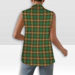 ScotsTee Shop Scottish McShane Women's Tartan Sleeveless Blazer Suit Vest