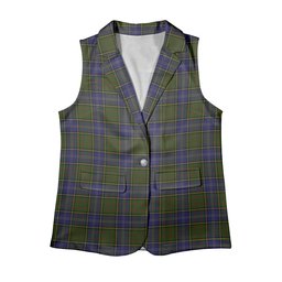 ScotsTee Shop Scottish MacMillan Hunting Modern Women's Tartan Sleeveless Blazer Suit Vest