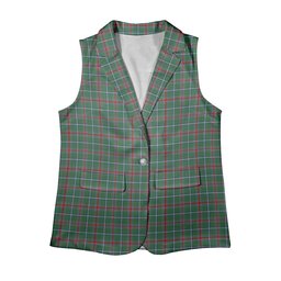 ScotsTee Shop Scottish Spence Fragment Modern Clan Women's Tartan Sleeveless Blazer Suit Vest