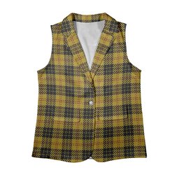ScotsTee Shop Scottish McLeod Women's Tartan Sleeveless Blazer Suit Vest