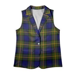 ScotsTee Shop Scottish Muir Women's Tartan Sleeveless Blazer Suit Vest