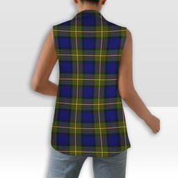 ScotsTee Shop Scottish Muir Women's Tartan Sleeveless Blazer Suit Vest