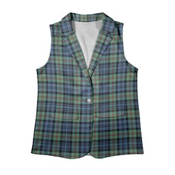 ScotsTee Shop Scottish MacKinlay Ancient Women's Tartan Sleeveless Blazer Suit Vest