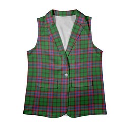 ScotsTee Shop Scottish McGeachie Women's Tartan Sleeveless Blazer Suit Vest