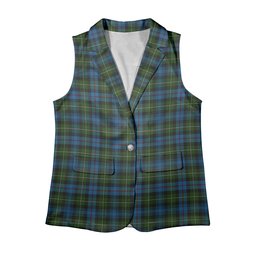 ScotsTee Shop Scottish Mackenzie Women's Tartan Sleeveless Blazer Suit Vest