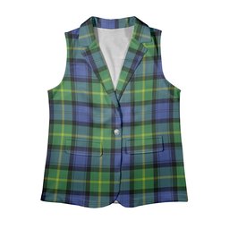 ScotsTee Shop Scottish Gordon Old Ancient Women's Tartan Sleeveless Blazer Suit Vest