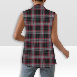 ScotsTee Shop Scottish Lindsay Hunting Modern Women's Tartan Sleeveless Blazer Suit Vest