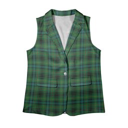 ScotsTee Shop Scottish Stewart Hunting Ancient Women's Tartan Sleeveless Blazer Suit Vest