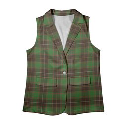 ScotsTee Shop Scottish MacFie Hunting Ancient Women's Tartan Sleeveless Blazer Suit Vest